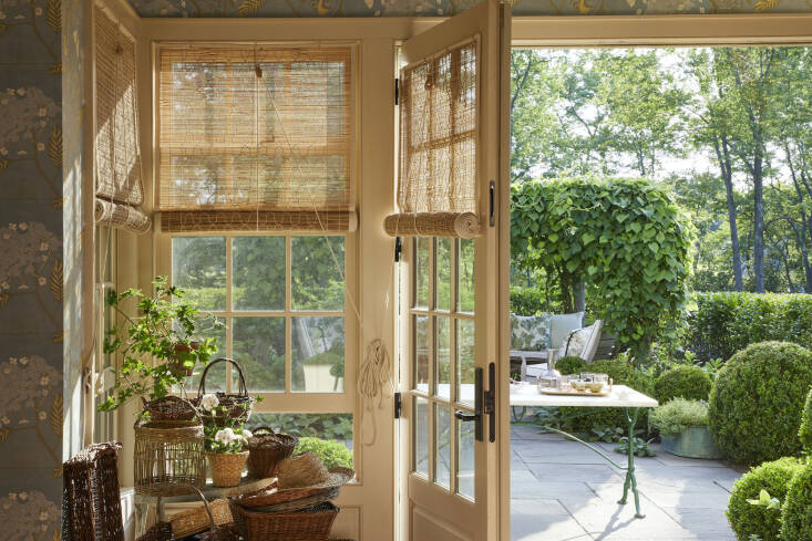 her view from the kitchen to the terrace. photograph by miguel flores vianna. 33