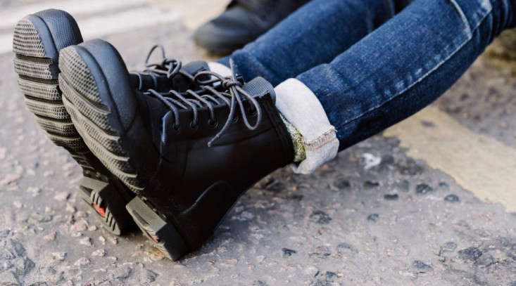 Hunter lace up clearance boots