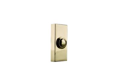 PRESS Retro Push Button Doorbell in Brass