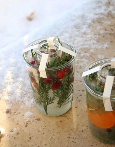 DIY: Botanical Ice Lanterns - Gardenista