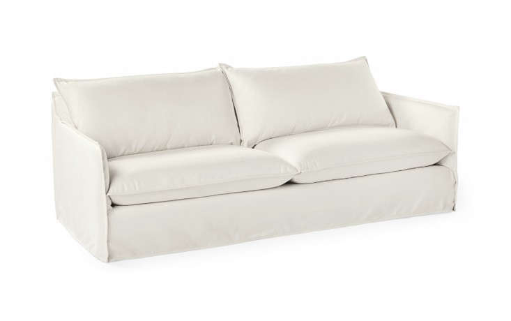 Fully upholstered shop outdoor sofa