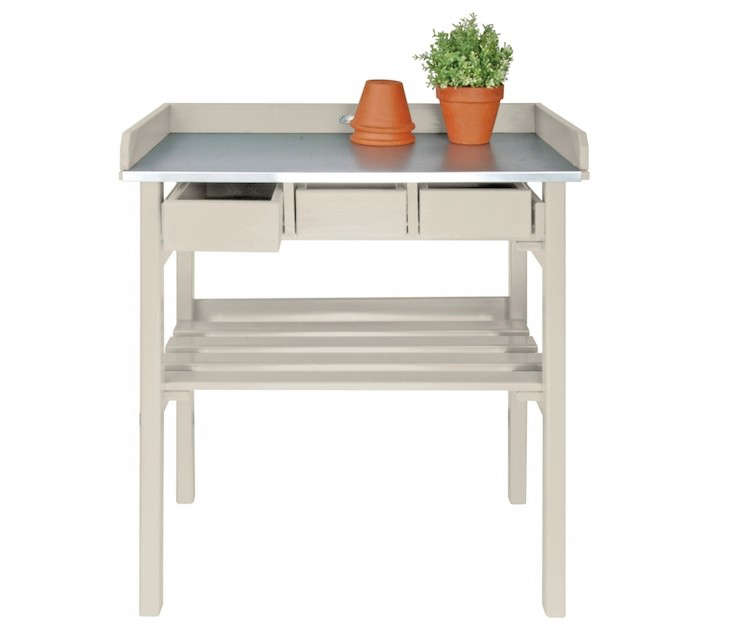 small potting table