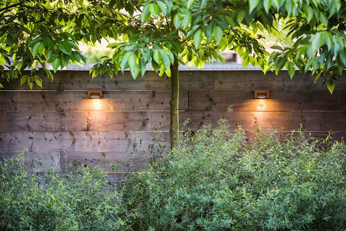 Garden deals fence downlights