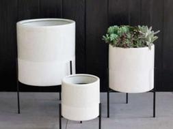 Midcentury Modern Cylinder Planters: 10 Stylish Pots for Houseplants