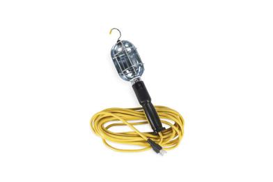 Metal Cage Trouble Light with 25' Extension Cord and Metal Hanger