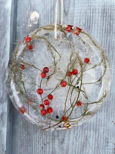 DIY: Botanical Ice Lanterns - Gardenista