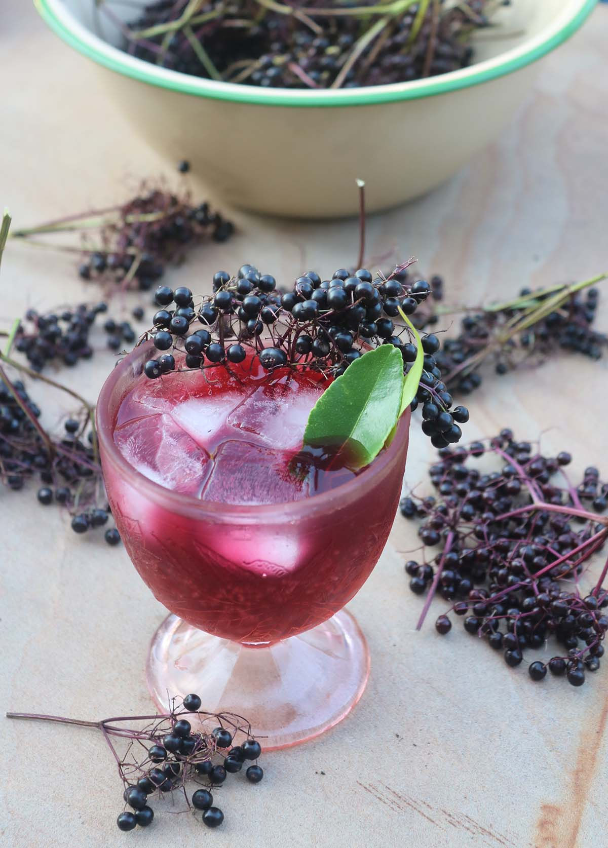 Garden to Bar: A Summer Cocktail Starring Homemade Elderberry Syrup