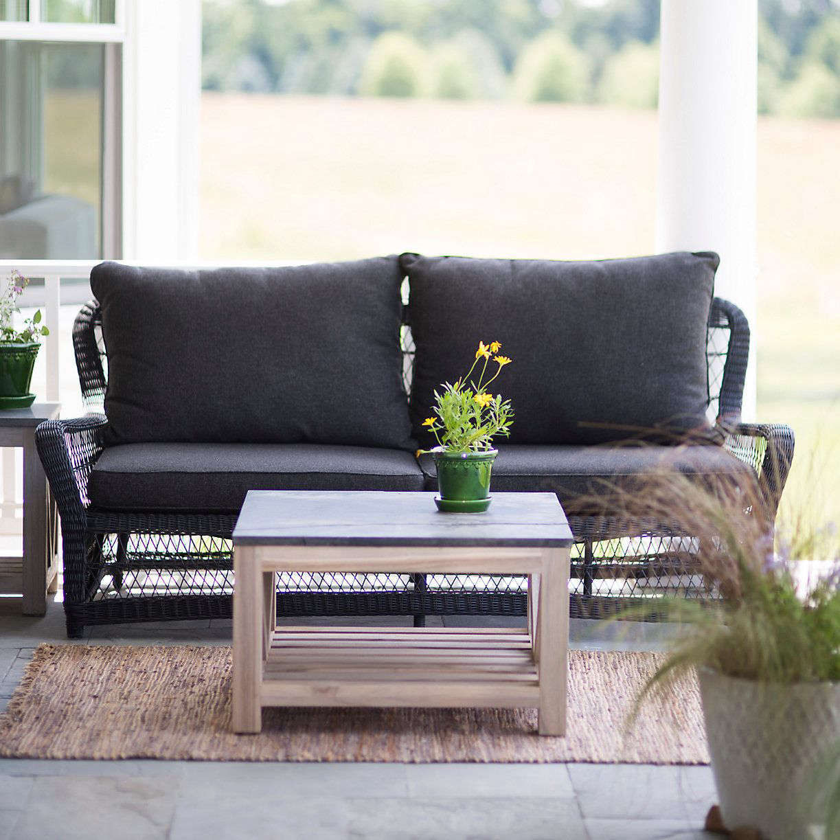 Object of Desire: Classic Black Wicker Furniture - Gardenista