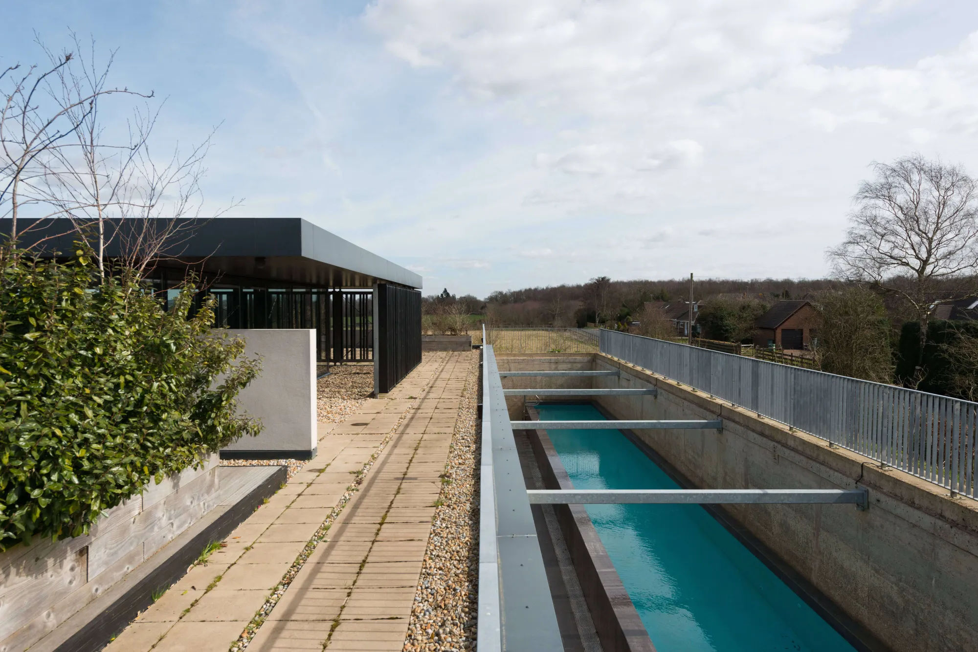 Swimming Pool of the Week: A 25-Meter Lap Pool in a Former Water Reservoir in Rural Kent - Gardenista