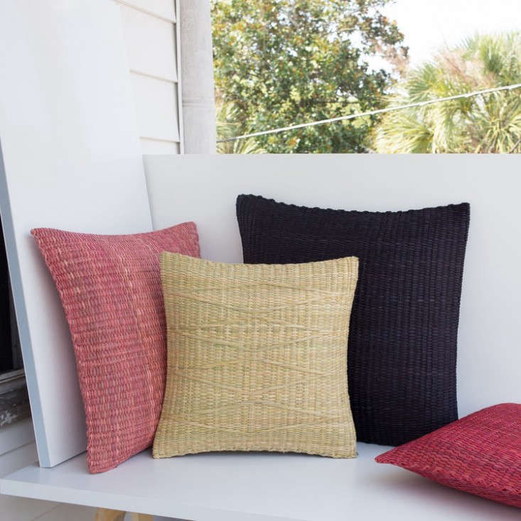 Summer Straw Poll: Basket Weave Pillows from Proud Mary - Gardenista