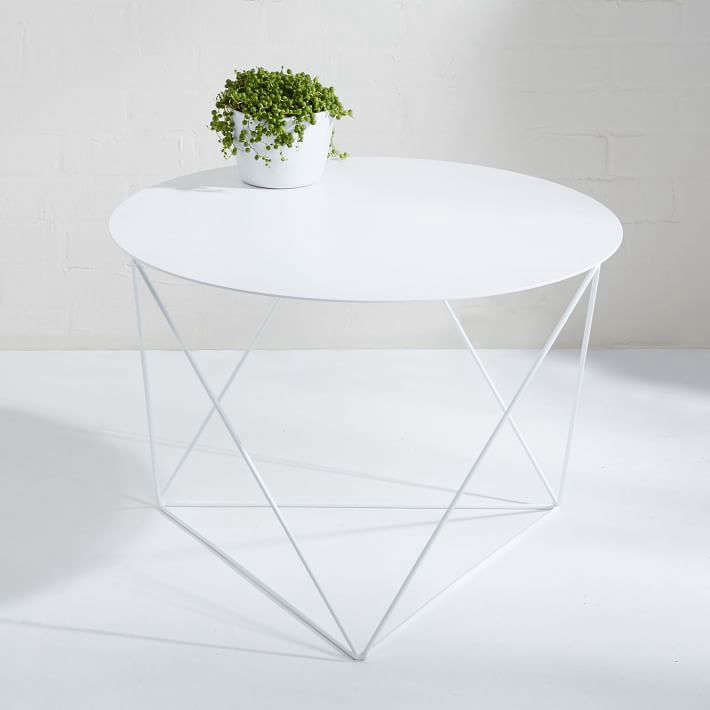 10 Easy Pieces: White Side Tables for Patio or Porch - Gardenista