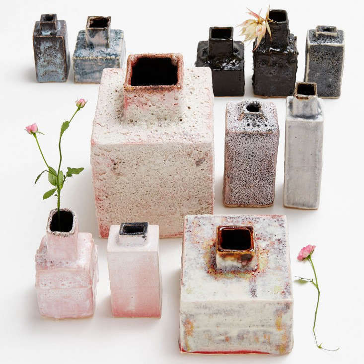 Icy Pink Vases from Ceramist Bjarni Sigurdsson - Gardenista