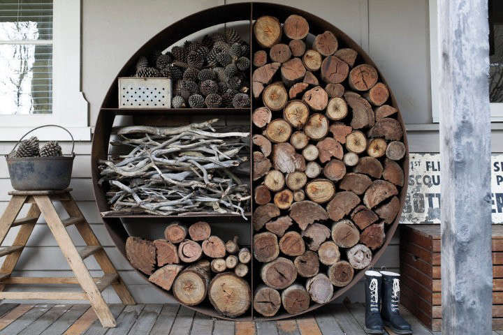 10 Easy Pieces: Firewood and Log Storage - Gardenista