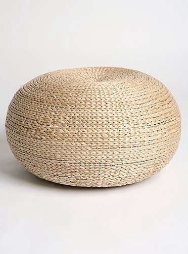 Outdoors:NaturalFiberPoufs-Remodelista