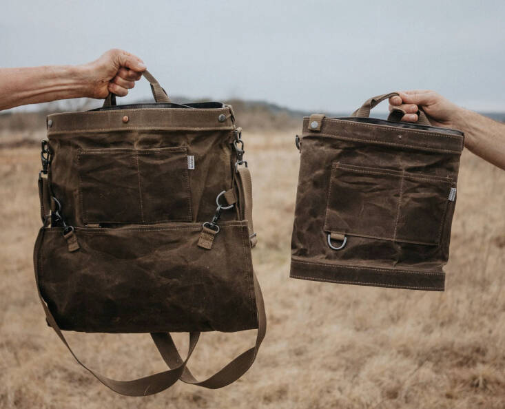 Barebones&#8\2\17; Harvesting & Gathering Bag is \$79.99 and the Foraging Bag is \$69.99.