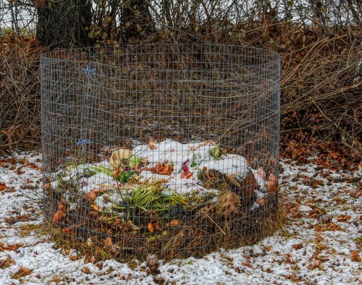 Photograph by Jo Zimny Photos via Flickr, from Composting in the Winter: 7 Tips to Ensure Rich Compost Come Spring.