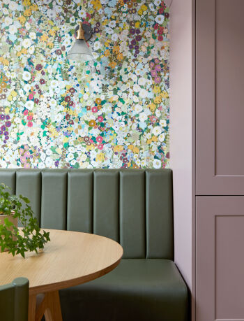 House of Hackney Holly Hocks wallpaper by Born & Bred Studio