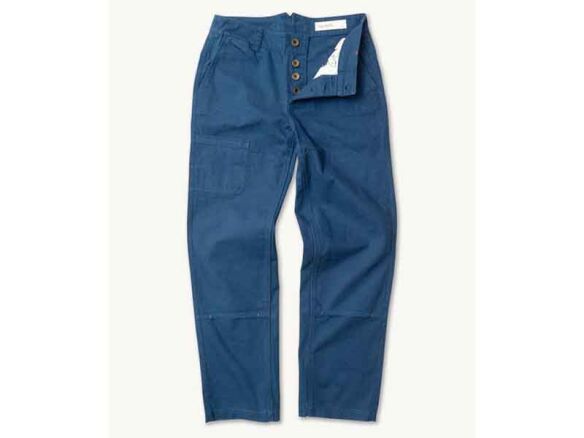Courier Pant in Banks Street Blue Canvas