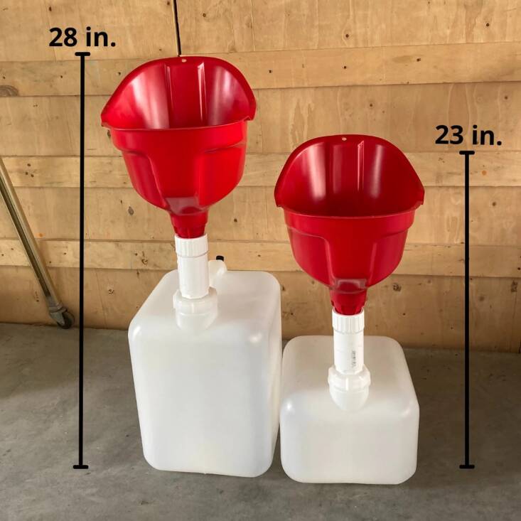 Rich Earth Institute sells its Funnel and Dispensing Spout for $60 on Etsy. They&#8217;re compatible with Zoro&#8217;s 5-gallon and 2.5 gallon containers.