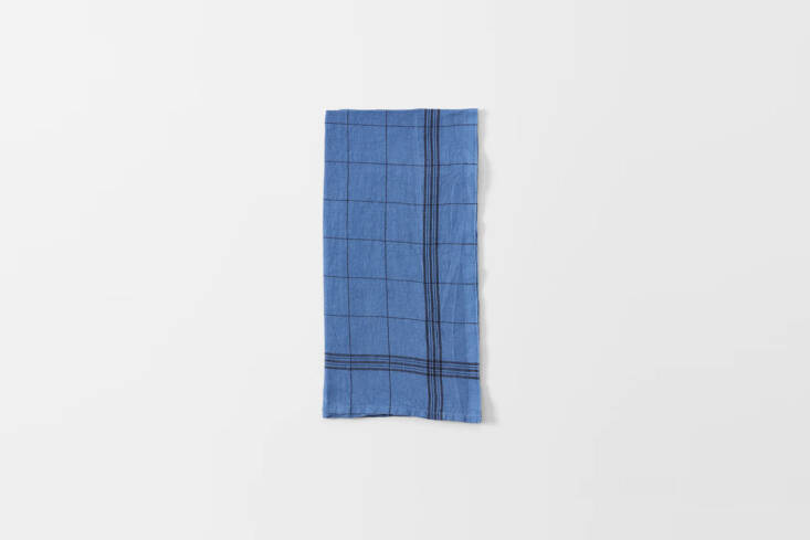 The Bistrot Blue Kitchen Towel is \$40 at March.