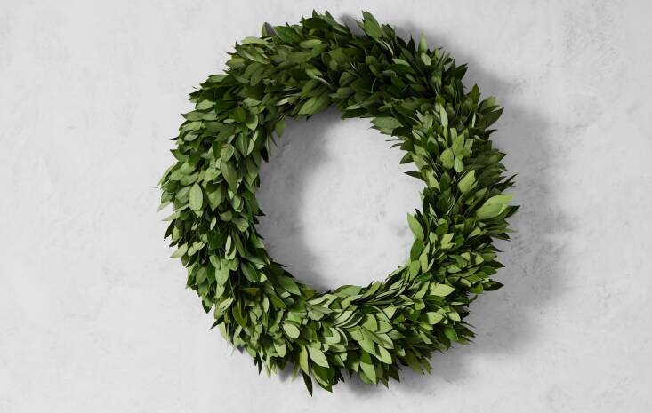 Speaking of wreaths, make yours a circle of fresh bay leaves. Bonus: no chance of running out of the herb when preparing your holiday meal. Shop here.