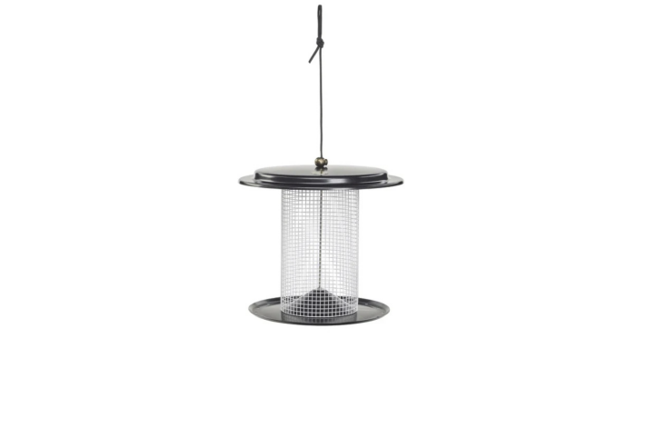 You&#8\2\17;ll find plenty of tube-shaped bird feeders on the Duncraft site, but this one, the Modern Farmhouse Sunflower Seed Bird Feeder (good for finches and cardinals), is simple and clean-lined; \$59.95.