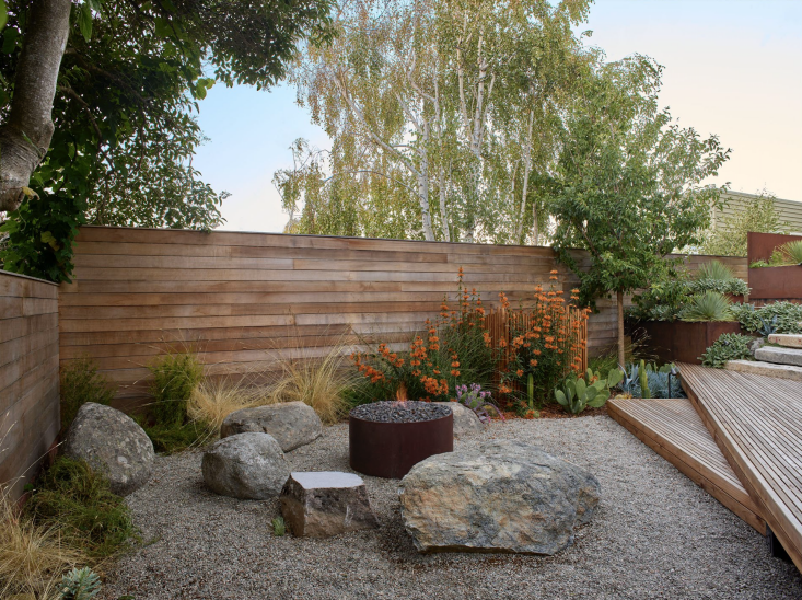 Stone and wood for a San Francisco project. Photograph by Marion Brenner, courtesy of Surfacedesign.