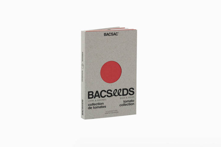 We&#8\2\17;ve long admired French brand Bacsac for their gardening plant pots. They also make a useful seed book, a Tomato Seeds Book and a Radish Seeds Book, are both available. Made up of seeded paper with 9 different varieties in each book, the books are €33.\18 at Bacsac.