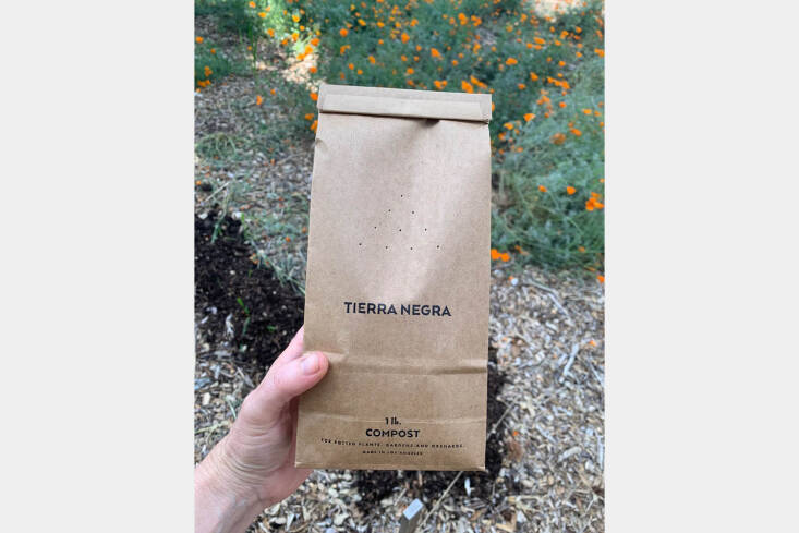 Discovered thanks to Remodelista&#8\2\17;s Sarah Lonsdale, Finca Tierra Negra is based in Los Angeles and specializes in artisanal living compost. The Tierra Negra \1 Pound Bag of Compost can be used to layer on soil, amend soil, or to make a compost tea and heal soil. It&#8\2\17;s made from a blend of forest floor fungals: Fig, Podocarpus, Elm, Sweet Laurel Bay, Pink Pepper, Ficus, Olive, and Privet. \$\18 for a bag at Finca Tierra Negra.