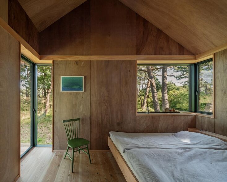 The star of this timber home in Denmark? The scenic views. Photograph by James Silverman, from Woodland Wonder: A House of Douglas Fir in a Forest in Denmark.