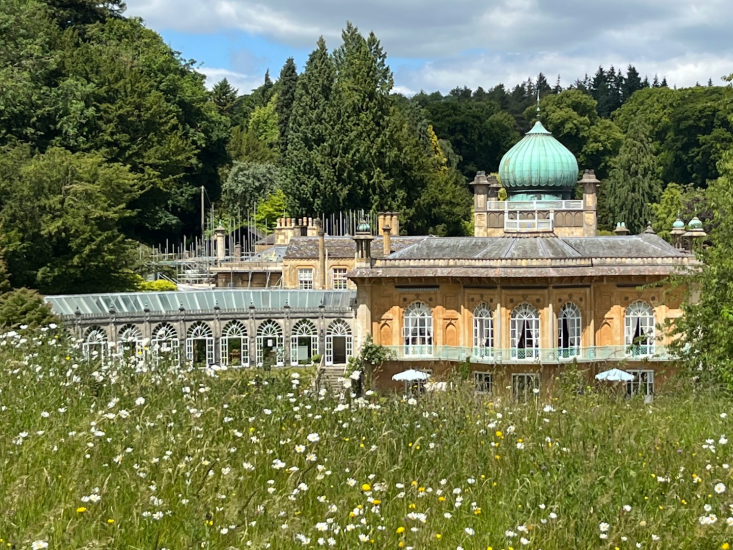 : Sezincote, one of thousands of private gardens in England open to the public, photographed by Design Your Wild’s Heather Evans in June \20\24.